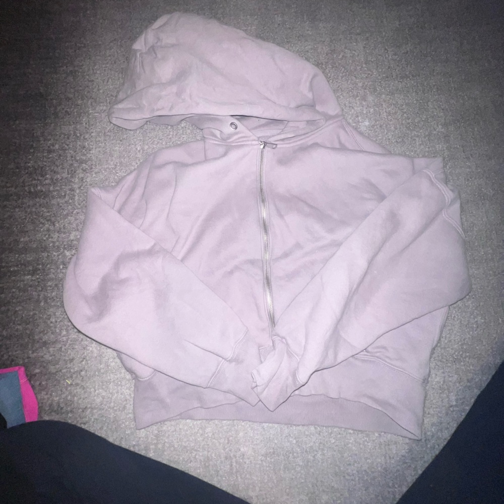 Abercrombie and fitch crop zip up